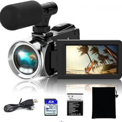 Nicknow Video Recorder with 18X Digital Zoom and 3.0" LCD Screen