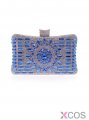 Fashion Gold Rhinestone Wedding Evening Handbags Clutches For Women