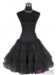 Women 50s Vintage Rockabilly Petticoat Skirt Knee-length Tulle