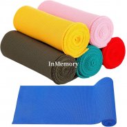 InMemory Colorful 6 Pcs Ribbing Fabric for Knit Cuffs