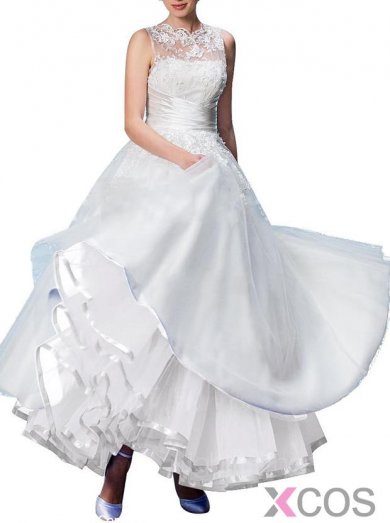 Womens Ankle Length Bridal Wedding Petticoats Formal Dress Slips