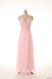 Simple Dress Elegant A-line Sweetheart Floor Length Backless Chiffon Appliques Sequins Prom Dress CHPD-7361