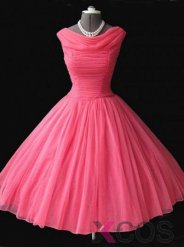 Simple Dress 2015 Prom Dresses, Vintage Watermelon Dresses, Short Prom Dresses 2014, Chiffon Prom Dresses CHPD-7047