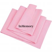 InMemory Pearl Pink Polyester Knitted Rib Fabric