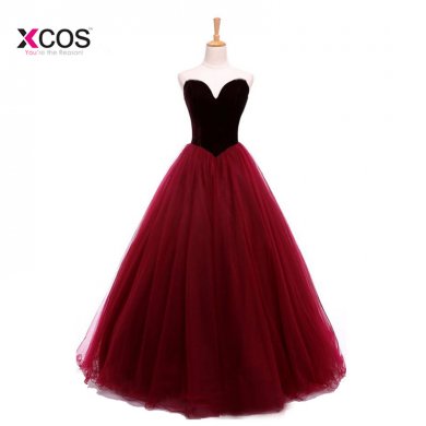 Real Sample Burgundy Velvet Tulle Prom Dresses Long Vintage Sweetheart Pleats Floor Length Formal Party Gowns Custom Made