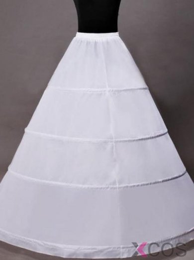 White A-line Slip Wedding Dress Petticoat/Cirnoline