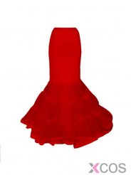 Red Bridal Long Mermaid Crinoline Slip Petticoat/Cirnoline