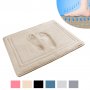 YOUTHLOTUS 20x32 Inch Memory Foam Bath Mat Non Slip Super Water Absorption Large Velvet Bath Rug Cozy Comfortable Machine Washable Easy to Dry Beige