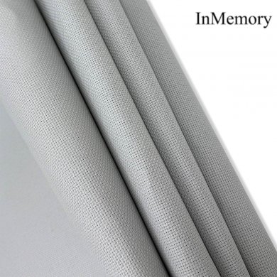 InMemory Light Grey Aida Cloth 14 Count Cross Stitch Fabric 30*39 inch