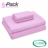 AKK Brushed Microfiber Sheets Set Hotel Quality Bedding Sheets 17 Inch Deep Pocket, Soft Durable Wrinkle-Free