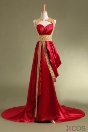 A-line Stretch Satin Empire Sweetheart Long Evening Dresses/Prom Dress with Ruched Ruffles