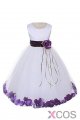 Satin Bodice Communion Flower Girl Pageant Petal Dress FGD-81304