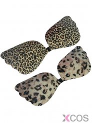 Fashion Leopard Adhesive Backless Strapless Bra