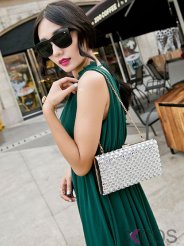 Gold Modern Rhinestone Party Hadbags Clutches