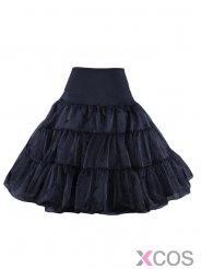 Shengfn Women Vintage 50s Rockabilly Petticoat 25" Length Tulle Underskirt