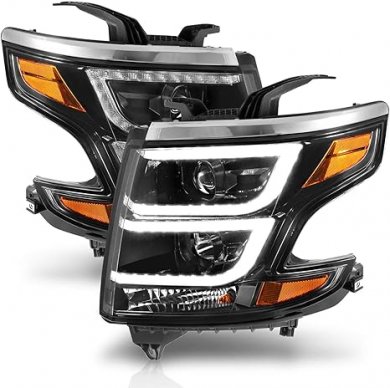 Forsure Projector Black Automobile headlights for 2015-2020 Chevy