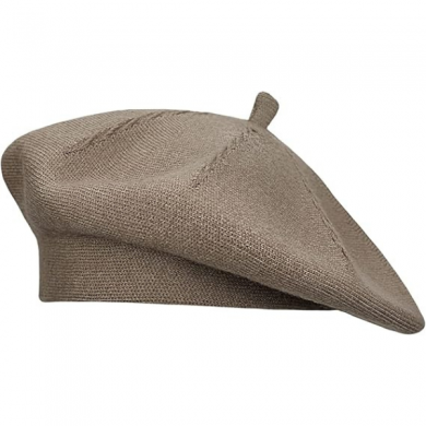 Duduta Solid Color Both Side Usable Cashmere Beret Hat